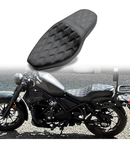 Amazon | MotolordD レブル250/500交換用ダブルシートV4 ブラック